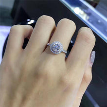 Load image into Gallery viewer, CC S925 Silver Ring Wedding Ring - sparkle-resell