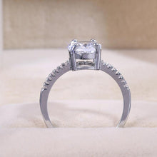 Load image into Gallery viewer, Huitan Bridal Ring Simple Minimalist Wedding Engagement Ring - sparkle-resell