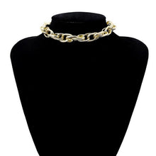 Load image into Gallery viewer, Punk Curb Cuban Choker Necklace - sparkle-resell