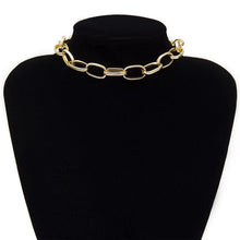 Load image into Gallery viewer, Punk Curb Cuban Choker Necklace - sparkle-resell