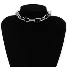 Load image into Gallery viewer, Punk Curb Cuban Choker Necklace - sparkle-resell