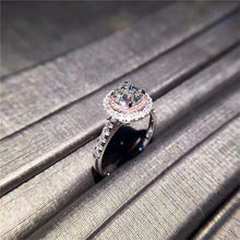 Load image into Gallery viewer, CC S925 Silver Ring Wedding Ring - sparkle-resell