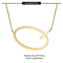 Load image into Gallery viewer, A-Z Gold Necklace Monogram Necklace - sparkle-resell