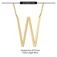 Load image into Gallery viewer, A-Z Gold Necklace Monogram Necklace - sparkle-resell