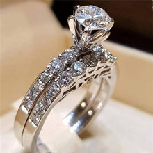 Load image into Gallery viewer, 2Pcs Bridal Set Elegant Ring - sparkle-resell
