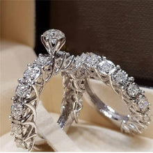 Load image into Gallery viewer, 2Pcs Bridal Set Elegant Ring - sparkle-resell