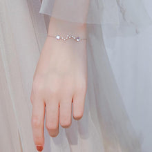 Load image into Gallery viewer, 925 Sterling Silver Moonstone Star Sparkling Zircon Bracelet - sparkle-resell