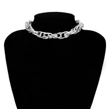 Load image into Gallery viewer, Punk Curb Cuban Choker Necklace - sparkle-resell
