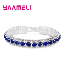 Load image into Gallery viewer, 925 Sterling Silver Austrian Bracelets - sparkle-resell
