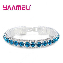 Load image into Gallery viewer, 925 Sterling Silver Austrian Bracelets - sparkle-resell

