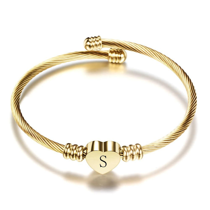 Stainless Steel Heart Bracelet - sparkle-resell