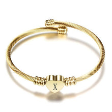 Load image into Gallery viewer, Stainless Steel Heart Bracelet - sparkle-resell
