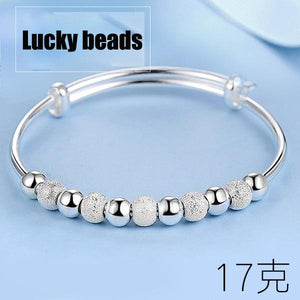 925 sterling silver Lucky Charm Bracelet - sparkle-resell