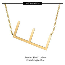 Load image into Gallery viewer, A-Z Gold Necklace Monogram Necklace - sparkle-resell
