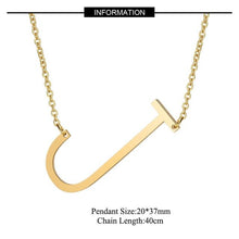 Load image into Gallery viewer, A-Z Gold Necklace Monogram Necklace - sparkle-resell
