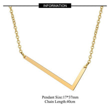 Load image into Gallery viewer, A-Z Gold Necklace Monogram Necklace - sparkle-resell
