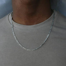 Load image into Gallery viewer, Classic Figaro Chain Necklace For Men - sparkle-resell
