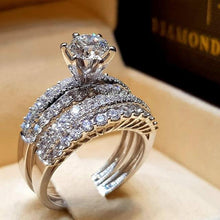 Load image into Gallery viewer, 2Pcs Bridal Set Elegant Ring - sparkle-resell
