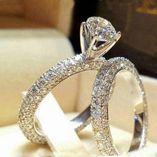 Load image into Gallery viewer, 2Pcs Bridal Set Elegant Ring - sparkle-resell
