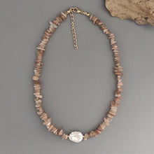 Load image into Gallery viewer, Bohemian Trend Crushed Stone Necklace - sparkle-resell
