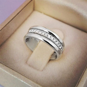 Huitan Classic Wedding Women Ring - sparkle-resell