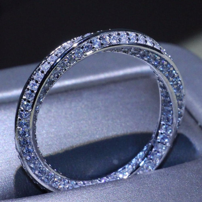 Luxury Jewelry 925 Sterling Silver Ring - sparkle-resell